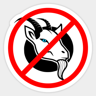 Don't Make Goats Sticker